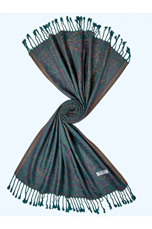 Işıl İpek - Etnik Desen Paşmina Şal 75x190