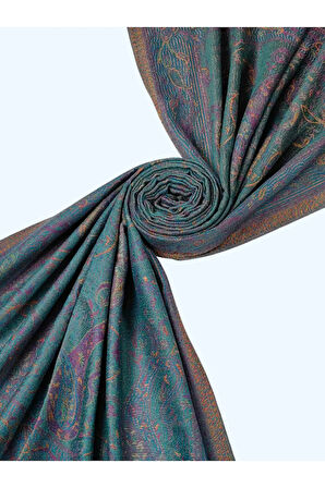 Işıl İpek - Etnik Desen Paşmina Şal 75x190