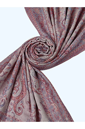 Işıl İpek - Etnik Desen Paşmina Şal 75x190