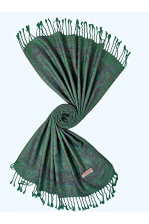 Işıl İpek - Etnik Desen Paşmina Şal 75x190