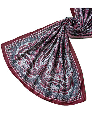 Enba Etnik Desenli Soft Pamuklu Şal 75x190 cm