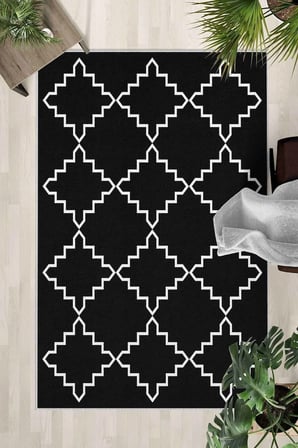 Yıkanabilir Kaymaz Taban Dijital Baskılı Halı ve Yolluk – Leke Tutmaz Salon & Mutfak Halısı