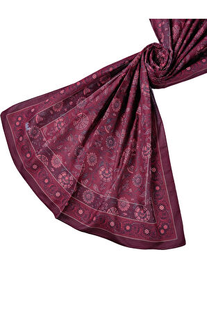 Enba Etnik Desenli Soft Pamuklu Şal 75x190 cm