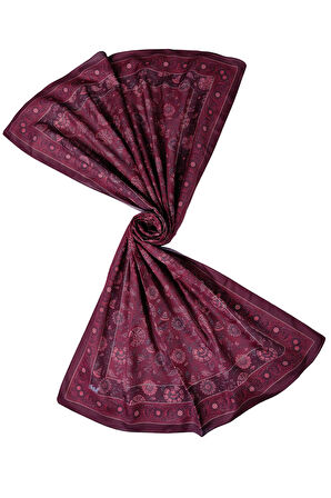 Enba Etnik Desenli Soft Pamuklu Şal 75x190 cm