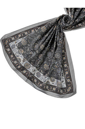 Enba Etnik Desenli Soft Pamuklu Şal 75x190 cm