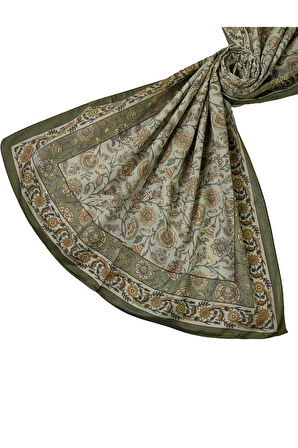 Enba Etnik Desenli Soft Pamuklu Şal 75x190 cm