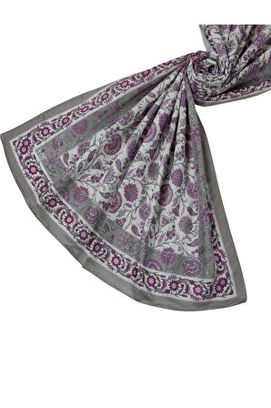 Enba Etnik Desenli Soft Pamuklu Şal 75x190 cm