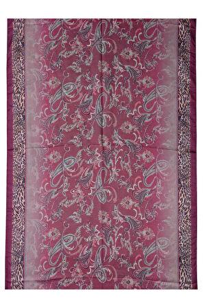 Enba Etnik Desenli Soft Pamuklu Şal 75x190 cm