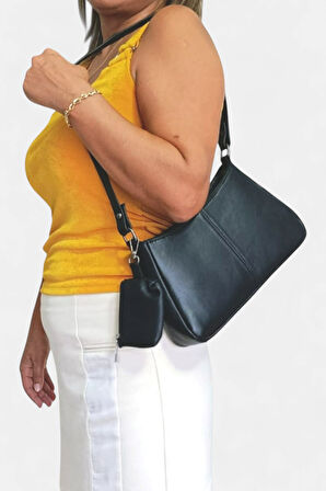 Lederax Hakiki Deri Baget Omuz Çantası LD611