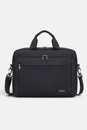 Lederax Siyah Kumaş Evrak ve 15.6 İnç Laptop Çantası LD669