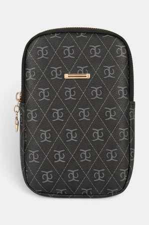 Lederax Monogram Desenli Mini Telefon Çantası LD681