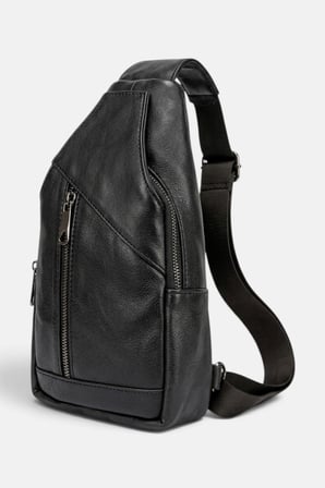 Lederax Hakiki Deri Göğüs Çantası Küçük Boy Bodybag  LD683