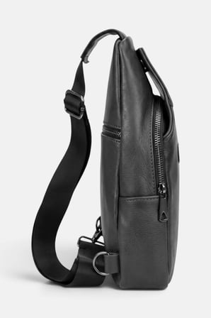 Lederax Hakiki Deri Göğüs Çantası Küçük Boy Bodybag  LD683