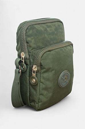 Lederax Krinkıl Kumaş Mini Omuz Çantası Çapraz Çanta LD614