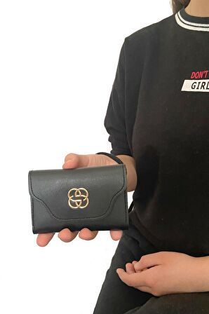 Lederax Yıkama Deri Mini Akordiyon Kartlık LD217 