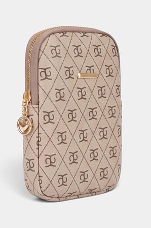 Lederax Monogram Desenli Mini Telefon Çantası LD681