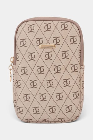 Lederax Monogram Desenli Mini Telefon Çantası LD681