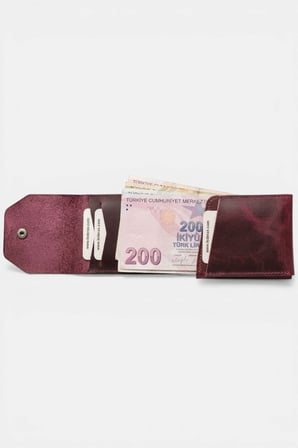 Lederax Hakiki Crazy Deri Minimalist Kartlık Cüzdan LD700