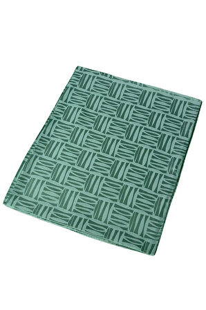 İpeksi Dokulu Jakarlı Geometrik Desenli Şal 75x190 cm