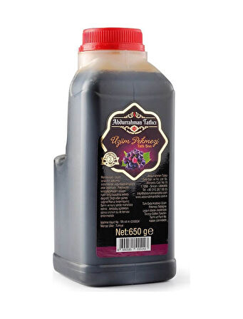 Abdurrahman Tatlıcı Üzüm Pekmezi 650 G