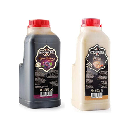 Abdurrahman Tatlıcı Üzüm Pekmezi 650 G + Tahin 500 G