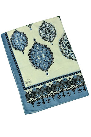 Işıl İpek Soft Pamuklu Etnik Desenli Şal 75x190 cm