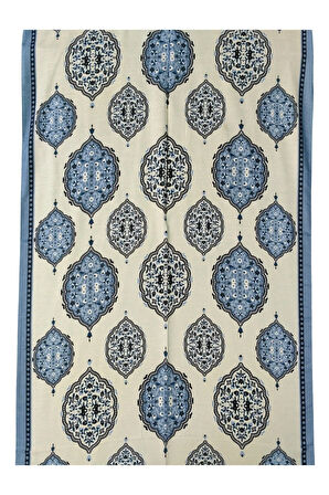 Işıl İpek Soft Pamuklu Etnik Desenli Şal 75x190 cm