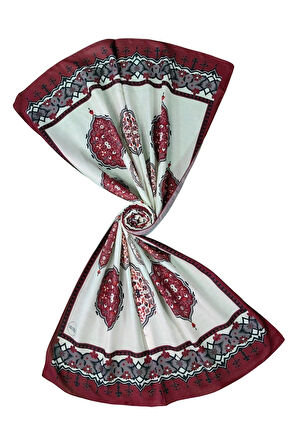 Işıl İpek Soft Pamuklu Etnik Desenli Şal 75x190 cm