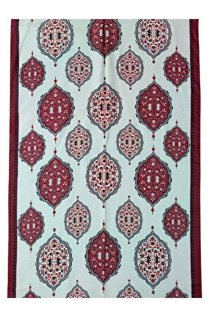 Işıl İpek Soft Pamuklu Etnik Desenli Şal 75x190 cm