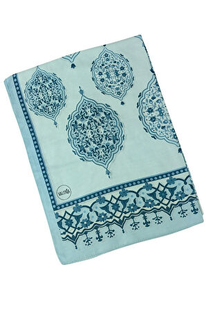 Işıl İpek Soft Pamuklu Etnik Desenli Şal 75x190 cm