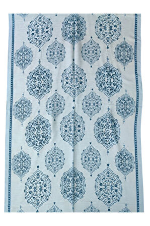 Işıl İpek Soft Pamuklu Etnik Desenli Şal 75x190 cm