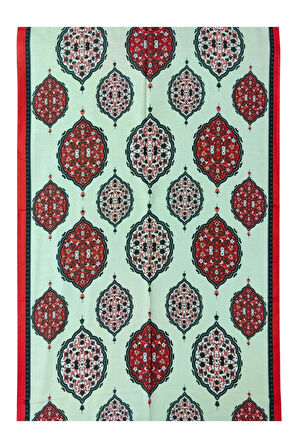 Işıl İpek Soft Pamuklu Etnik Desenli Şal 75x190 cm