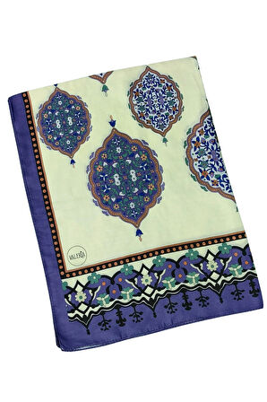 Işıl İpek Soft Pamuklu Etnik Desenli Şal 75x190 cm