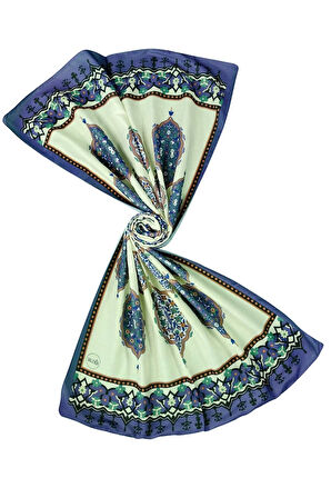 Işıl İpek Soft Pamuklu Etnik Desenli Şal 75x190 cm