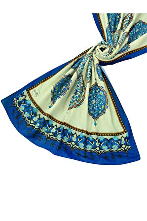 Işıl İpek Soft Pamuklu Etnik Desenli Şal 75x190 cm