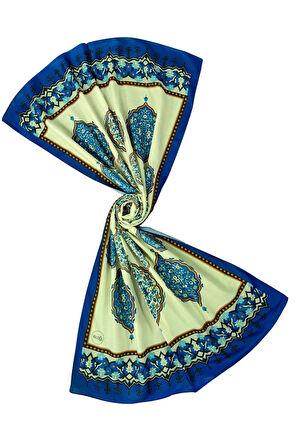 Işıl İpek Soft Pamuklu Etnik Desenli Şal 75x190 cm