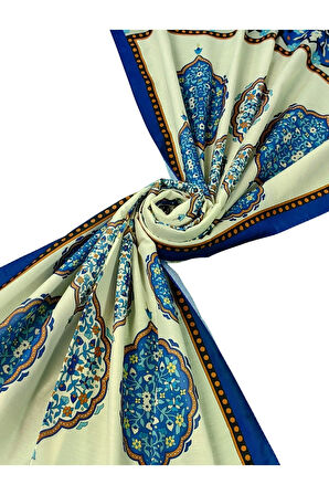 Işıl İpek Soft Pamuklu Etnik Desenli Şal 75x190 cm
