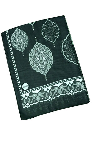 Işıl İpek Soft Pamuklu Etnik Desenli Şal 75x190 cm