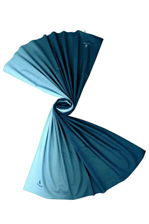 Mısırlı Eşarpları Degrade Organik Pamuk Şal 75x190 cm