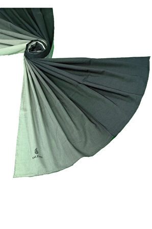 Mısırlı Eşarpları Degrade Organik Pamuk Şal 75x190 cm