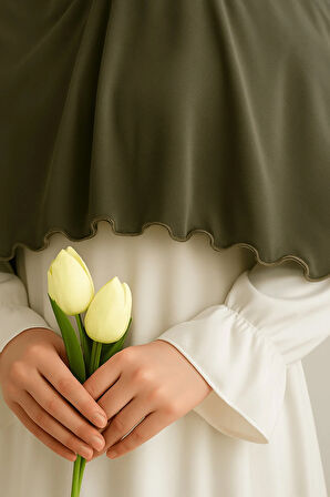 Enba Premium Jersey Sandy Şal - 75x190 cm