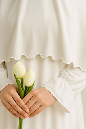 Enba Premium Jersey Sandy Şal - 75x190 cm