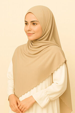 Enba Premium Jersey Sandy Şal - 75x190 cm