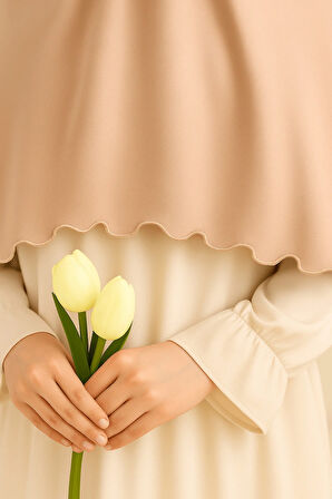 Enba Premium Jersey Sandy Şal - 75x190 cm