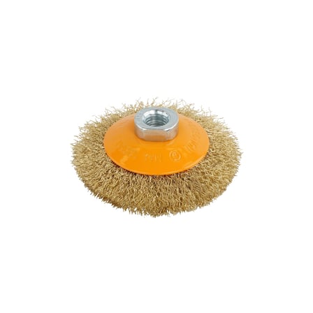 Konik tel fırça ROTOR 115mm M14