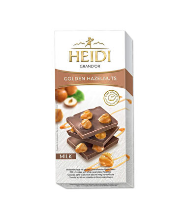 Heidi Bütün Karamelize Fındıklı Sütlü Çikolata 100 gr.