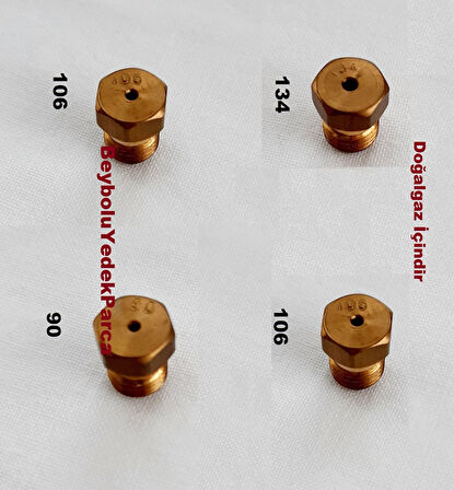 indesit Doğalgaz a Dönüşüm Enjektör Memeleri Takım  