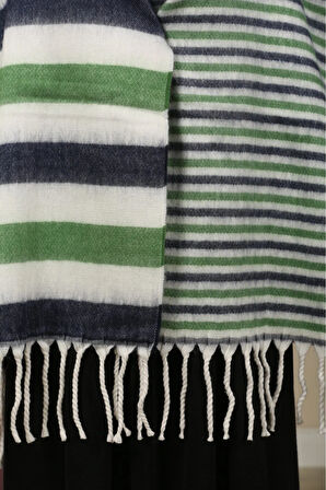 Çift Taraflı Kışlık Omuz Şalı