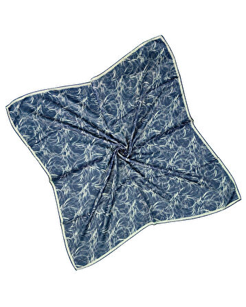 Valino Desenli Şifon Eşarp – 90x90 cm