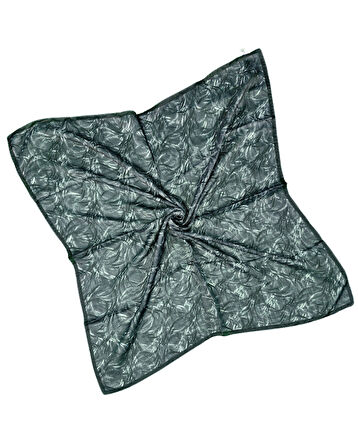 Valino Desenli Şifon Eşarp – 90x90 cm